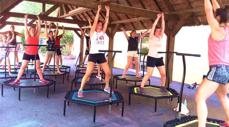 Camping Vias L'air Marin : Activité Fitness Jump