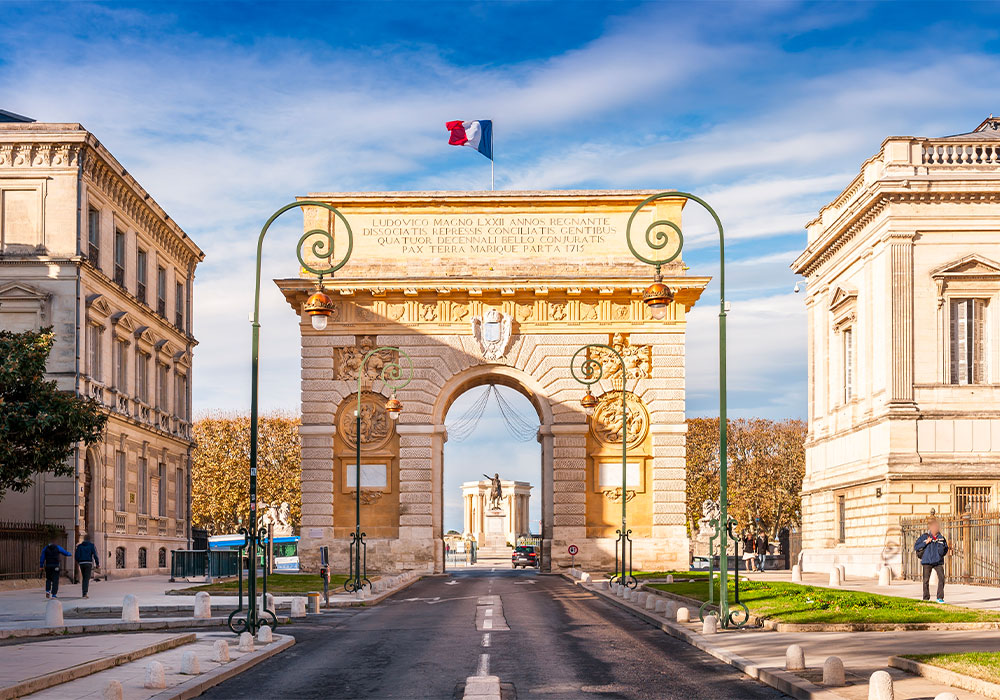 arc triomphe montpellier