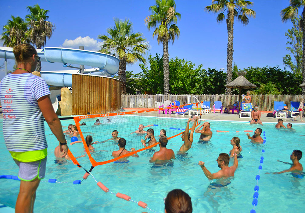 camping met waterpark bij vias