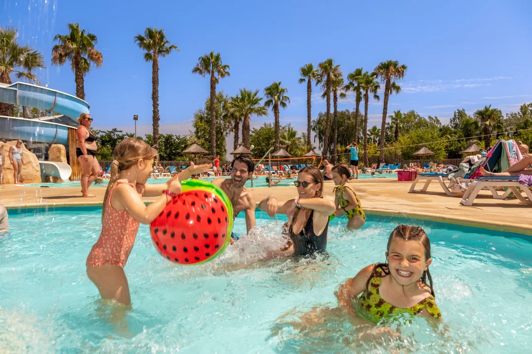 camping met kinderzwembad vias