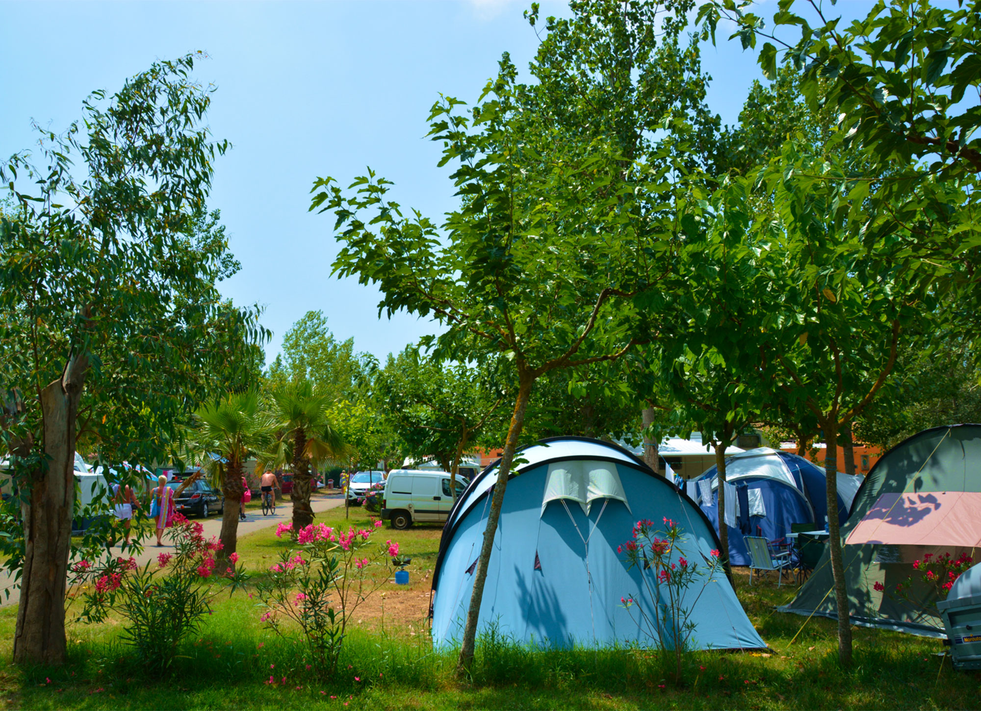 Staanplaats verhuur camping vias