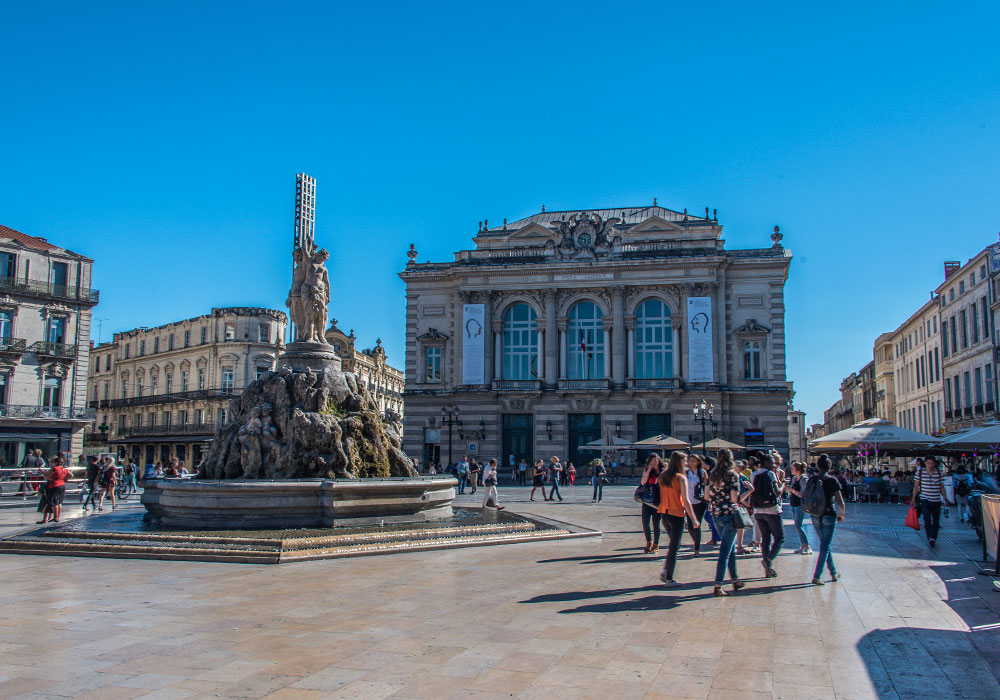 place de la comedie a montpellier