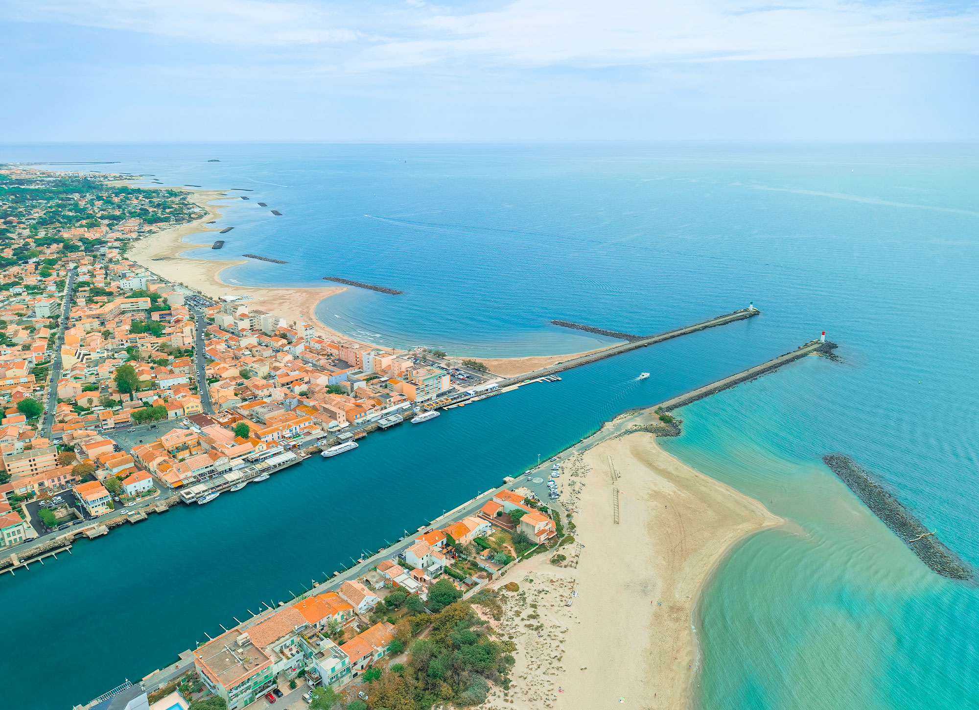 vue panoramique grau de agde